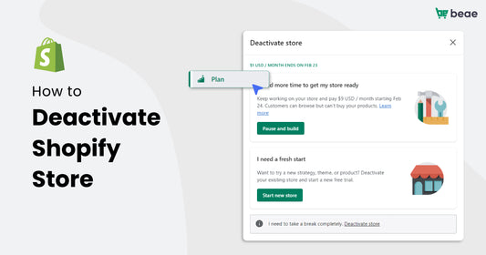 How to deactivate Shopify store: A simple guide 2023 (A-Z)